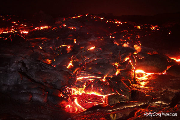 Lava Flow, Kilauea Volcano