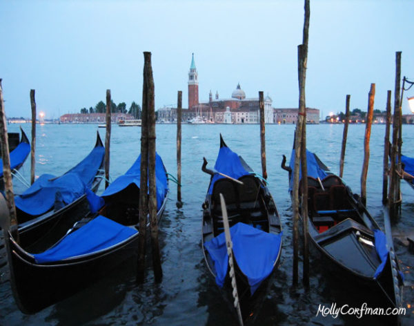 Gondolas at Dusk